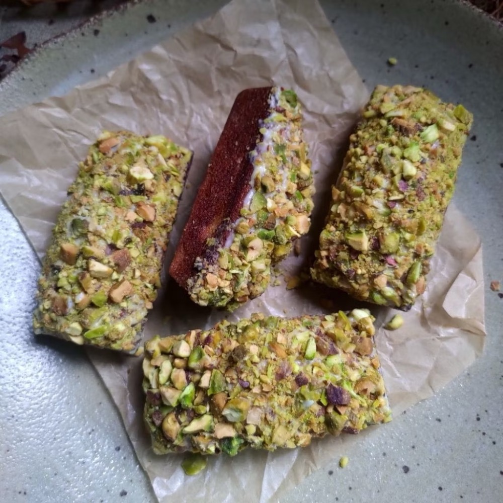 【九木蛋糕】開心果費南雪  🔥減糖    開心果蛋糕    手作甜點-細節圖4