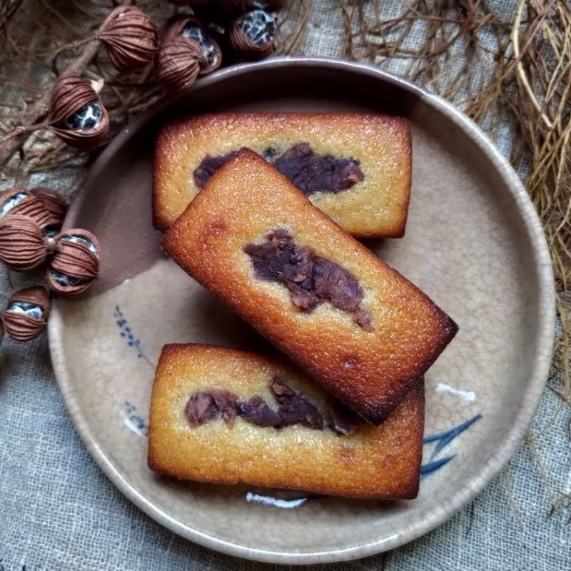【九木蛋糕】 白味增紅豆費南雪    白味增尬紅豆🫘  常溫蛋糕   手做甜點-細節圖2