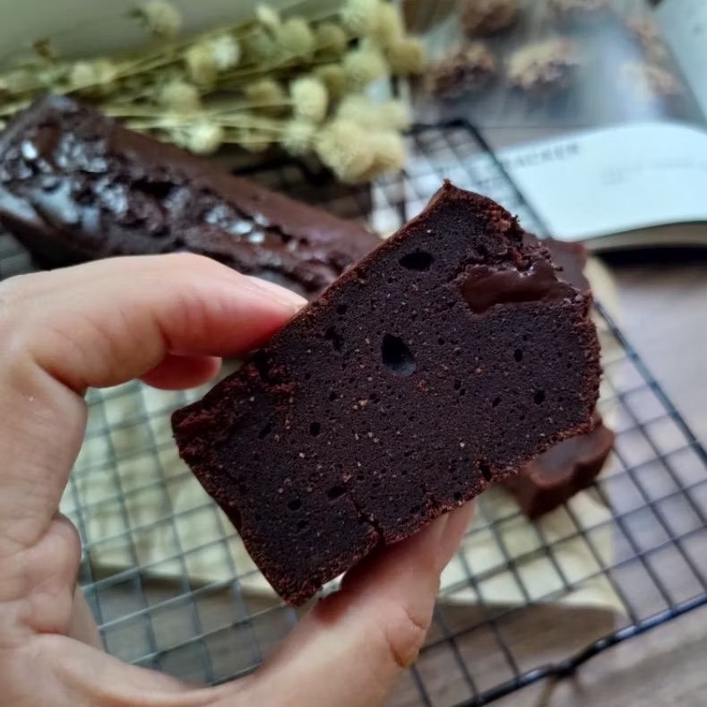 【九木蛋糕】【無麩質蛋糕】可可脂醇苦黑米布朗尼   低碳無麩質  ⚠️醇苦  💯無糖的-細節圖4