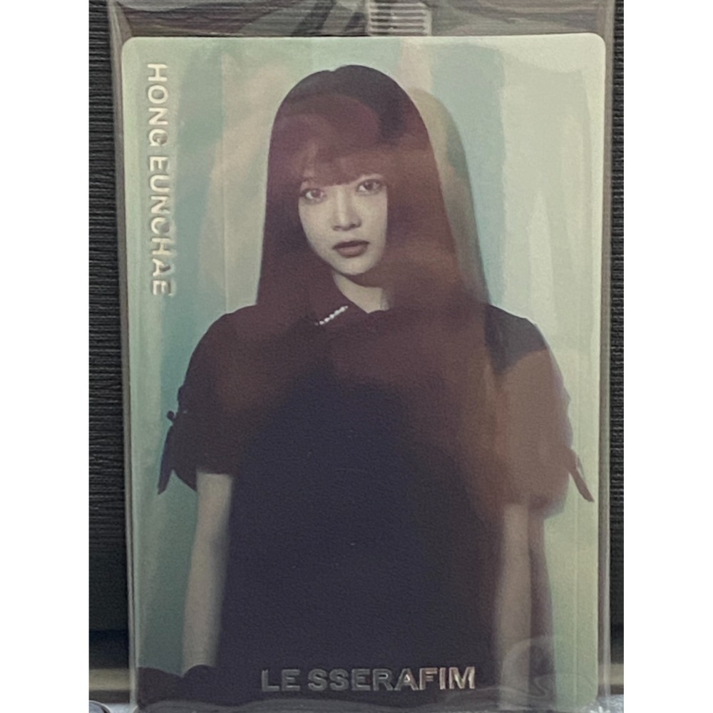 LE SSERAFIM 日本食玩 卡片-規格圖1