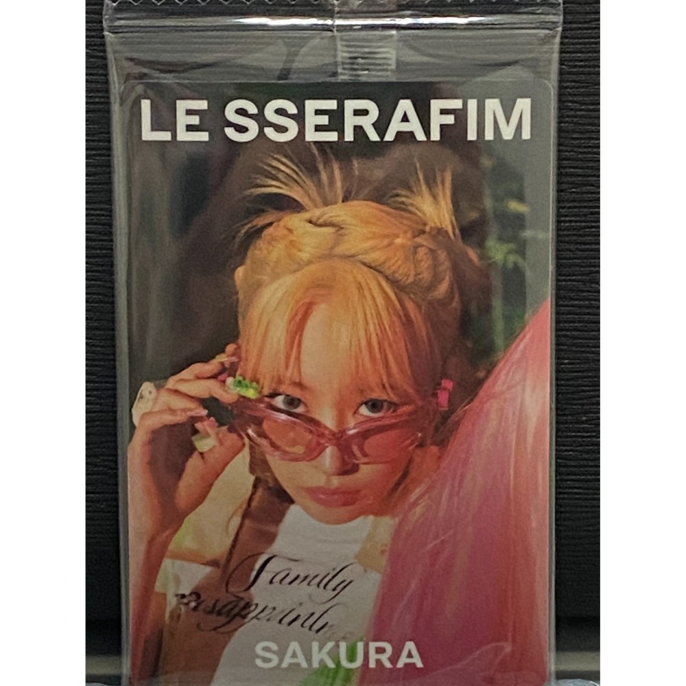 LE SSERAFIM 日本食玩 卡片-規格圖1