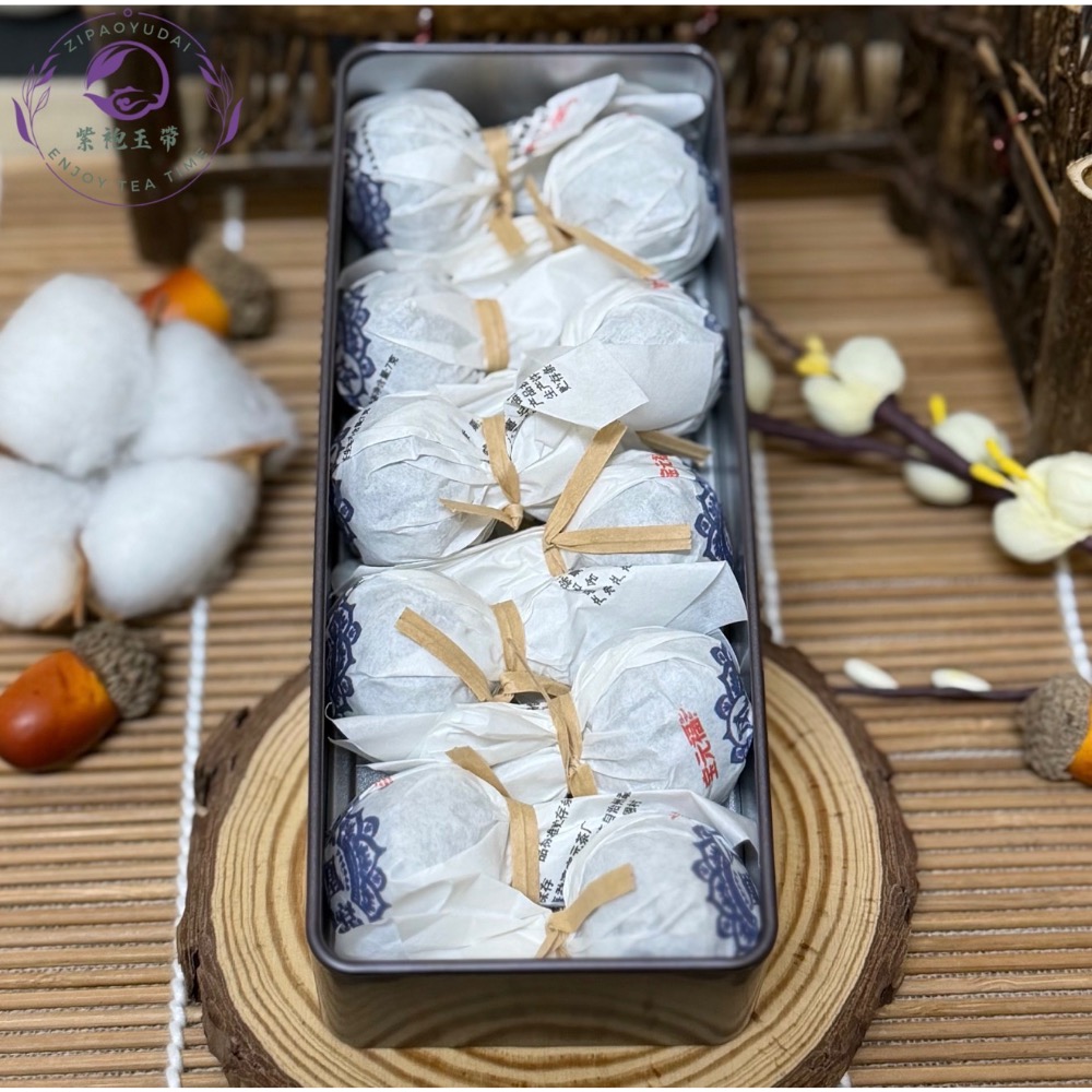 ✿ 2024年-鳳凰窩-生茶龍珠10顆/組 ✿ 生茶7克/顆龍珠普洱茶｜現貨｜紫袍玉帶｜-細節圖3