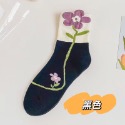 ［酷妞妞］ ins可愛立體花朵中筒襪-規格圖2