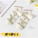 [酷妞妞］小清新可愛花朵短筒襪-規格圖6