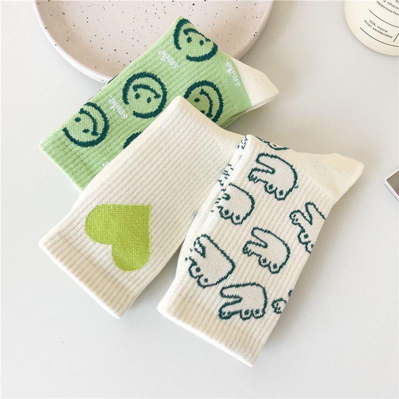 ［酷妞妞］春夏新款小清新個性百搭運動中筒襪-細節圖4