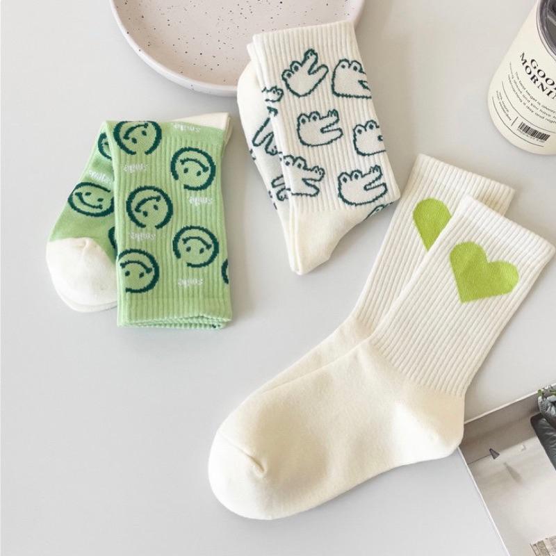 ［酷妞妞］春夏新款小清新個性百搭運動中筒襪-細節圖5