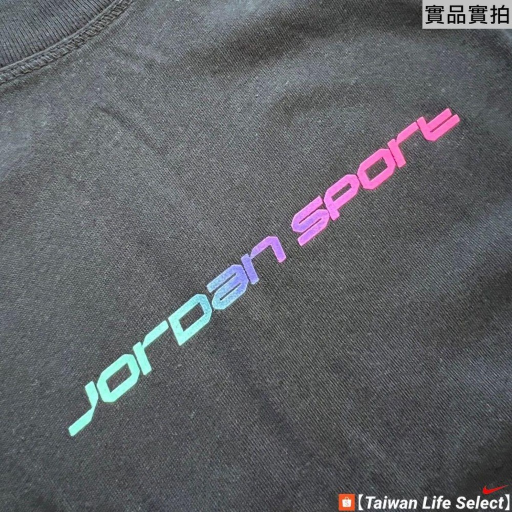 ★82折↘1050元!台灣公司貨!JORDAN DRI-FIT 炫彩印花 球場限定 訓練 背心 黑 HF6590-010-細節圖3