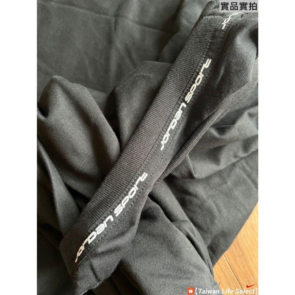 ★8折↘790元!台灣公司貨!JORDAN DRI-FIT 快速排汗 領口強化 訓練休閒 短T 黑 FN5830-010-細節圖4