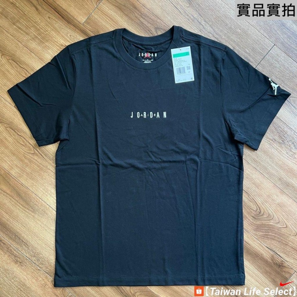 ★72折↘850元!台灣公司貨!JORDAN AIR CREW 文青 刺繡字體 休閒 棉質 黑 DM3183-010-細節圖2