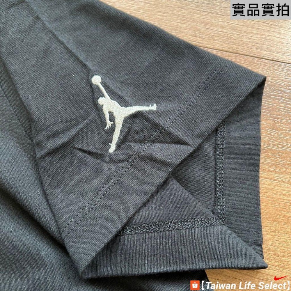 ★72折↘850元!台灣公司貨!JORDAN AIR CREW 文青 刺繡字體 休閒 棉質 黑 DM3183-010-細節圖4