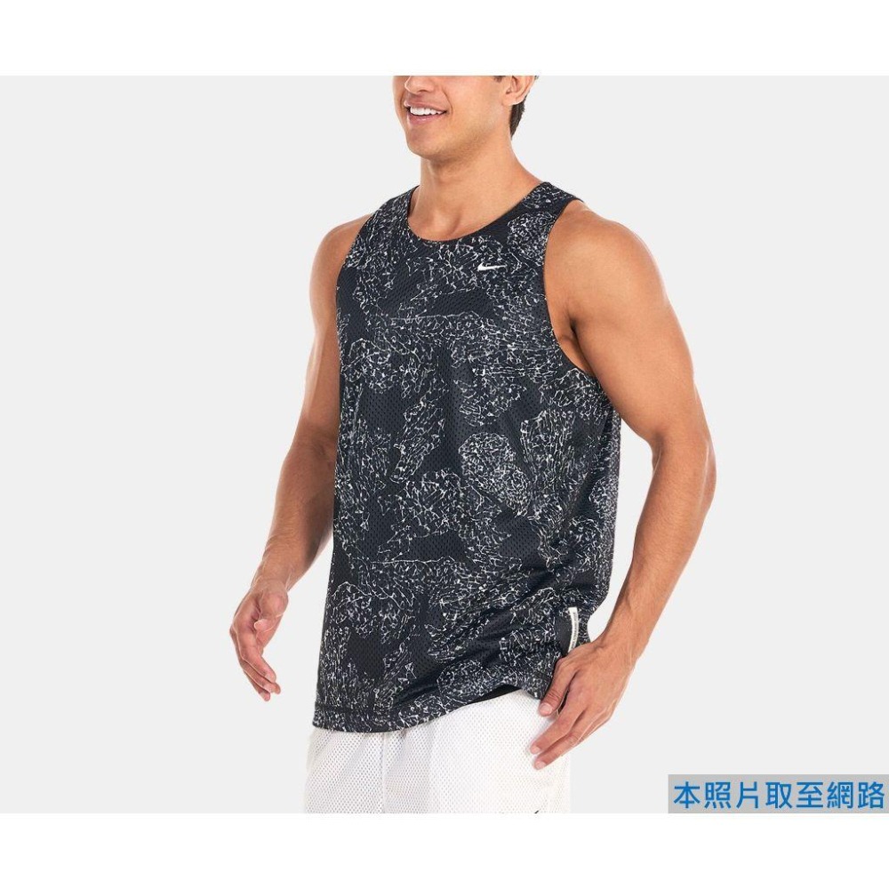 ★6折↘1180元!台灣公司貨!NIKE DRI-FIT ISSUE 迷彩雙面穿 籃球背心 刺繡勾 FB7056-010-細節圖2