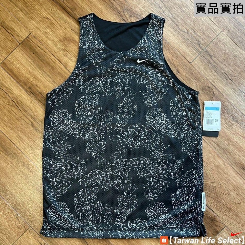 ★6折↘1180元!台灣公司貨!NIKE DRI-FIT ISSUE 迷彩雙面穿 籃球背心 刺繡勾 FB7056-010-細節圖7