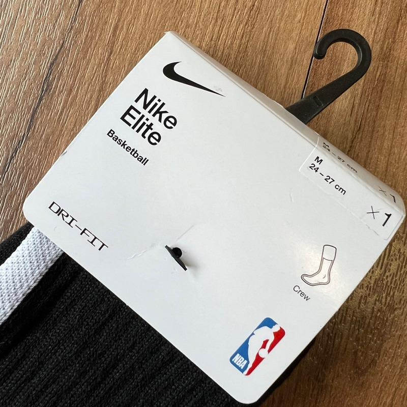 ★89折400元↘臺灣NIKE公司貨!NIKE ELITE NBA 菁英襪 厚底 電繡中筒襪 黑 SX7587-010-細節圖4