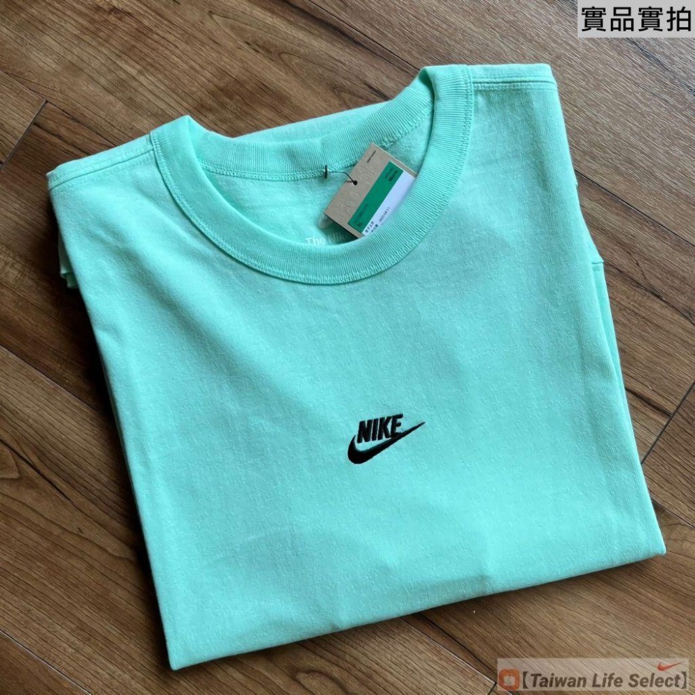 ★790元↘高磅數寬版!台灣NIKE公司貨!經典NIKE刺繡 TIFFANY配色 休閒 百搭 寬版 DO7393-379-細節圖5