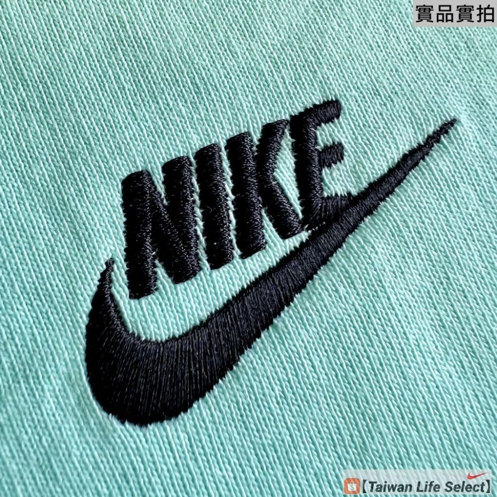 ★790元↘高磅數寬版!台灣NIKE公司貨!經典NIKE刺繡 TIFFANY配色 休閒 百搭 寬版 DO7393-379-細節圖6