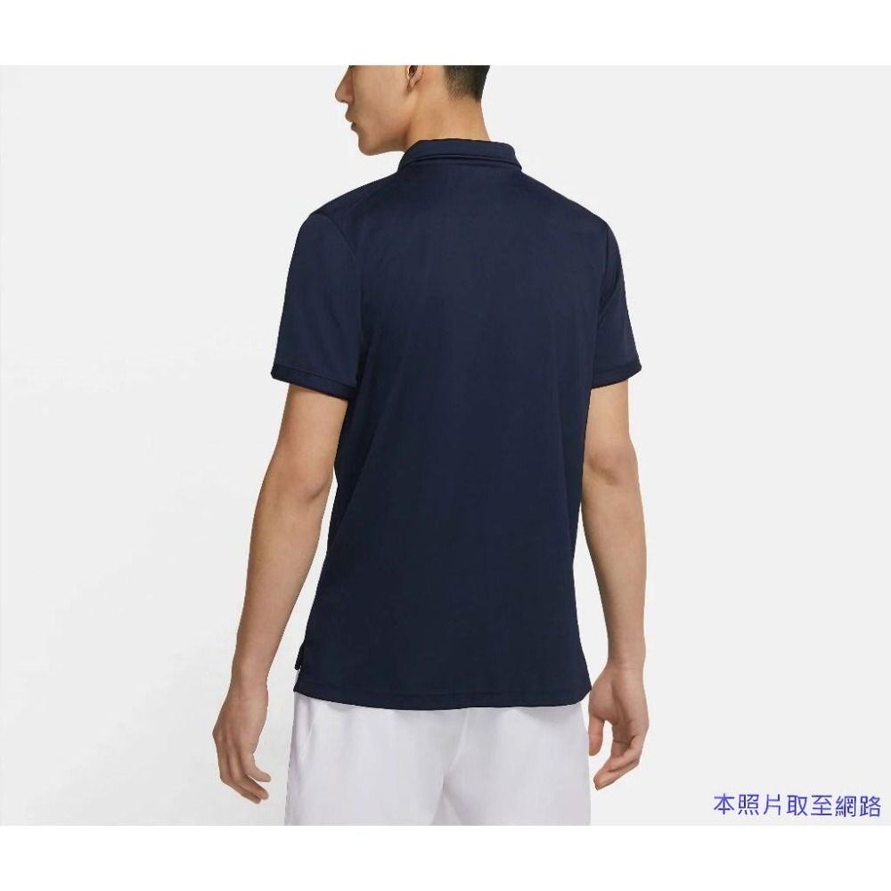 ★890元↘NIKE DRI-FIT VICTORY 電繡 運動POLO 立領短袖 排汗 乾爽 藍 DH0858-451-細節圖6