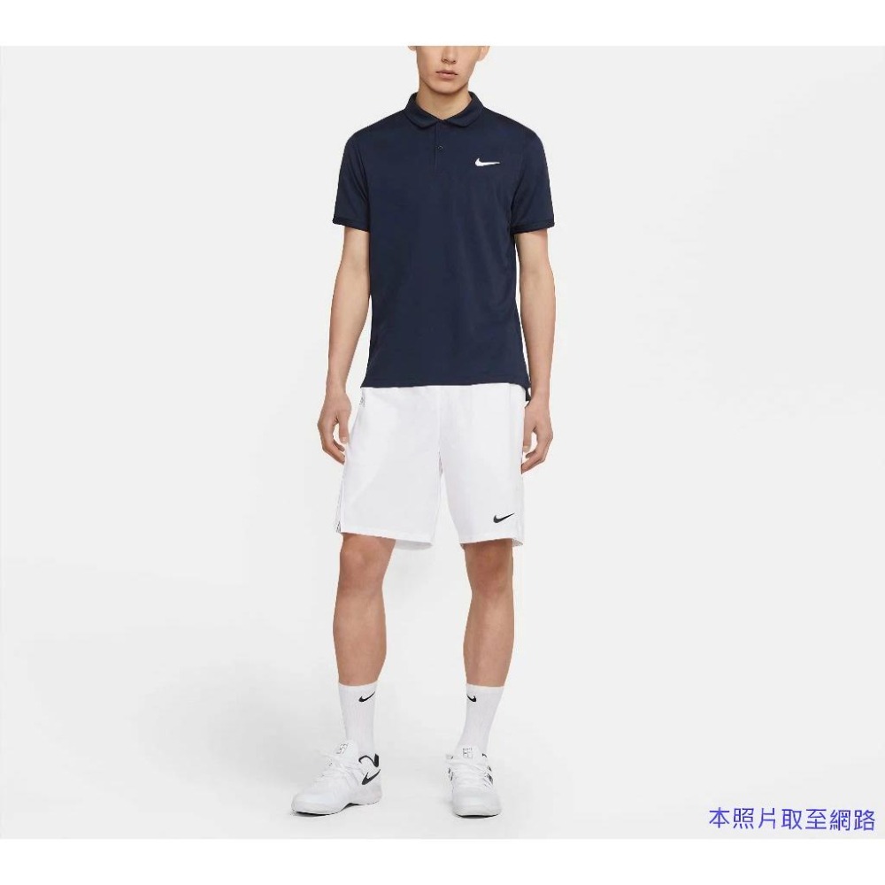 ★890元↘NIKE DRI-FIT VICTORY 電繡 運動POLO 立領短袖 排汗 乾爽 藍 DH0858-451-細節圖7