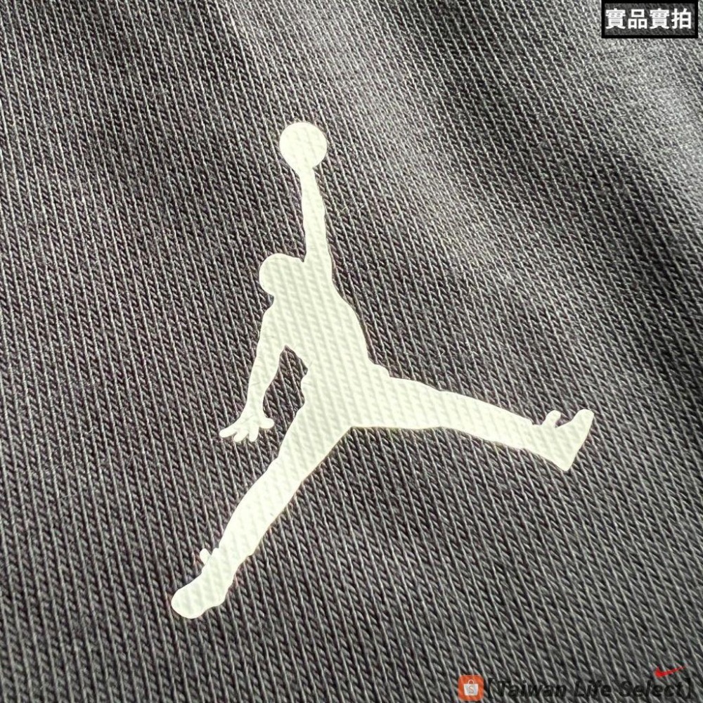 ★6折↘1180元!臺灣NIKE JORDAN DRI-FIT 毛巾布 拉鍊口袋 排汗 大學T 黑 DV1287-010-細節圖2