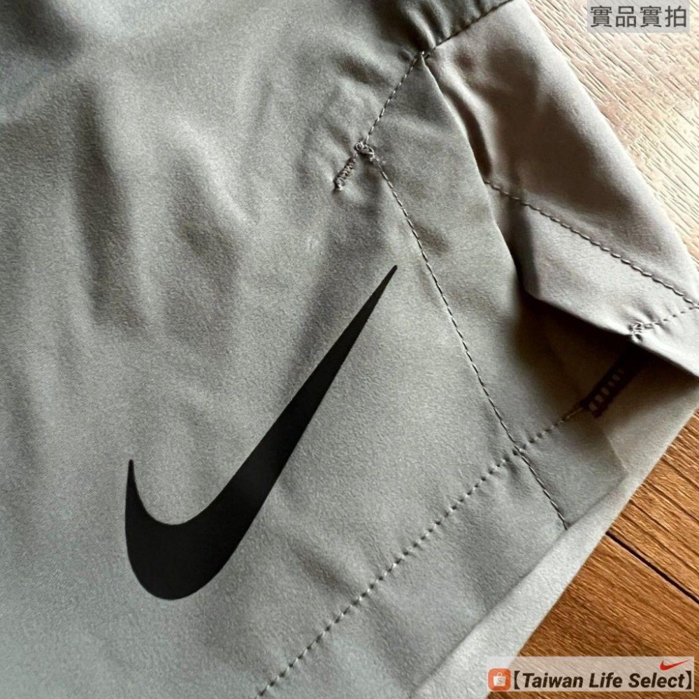 ★890元↘NIKE公司貨! NIKE DriFIT 9吋 高階訓練 梭織短褲 口袋 快速排汗 灰 DM6618-084-細節圖2