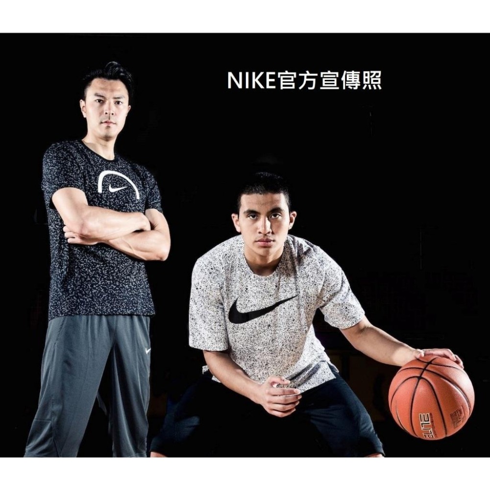 ★7折↘850元!絕版品!NIKE BASKETBALL DRI-FIT 黑勾 大LOGO潑墨T 830948-100-細節圖6