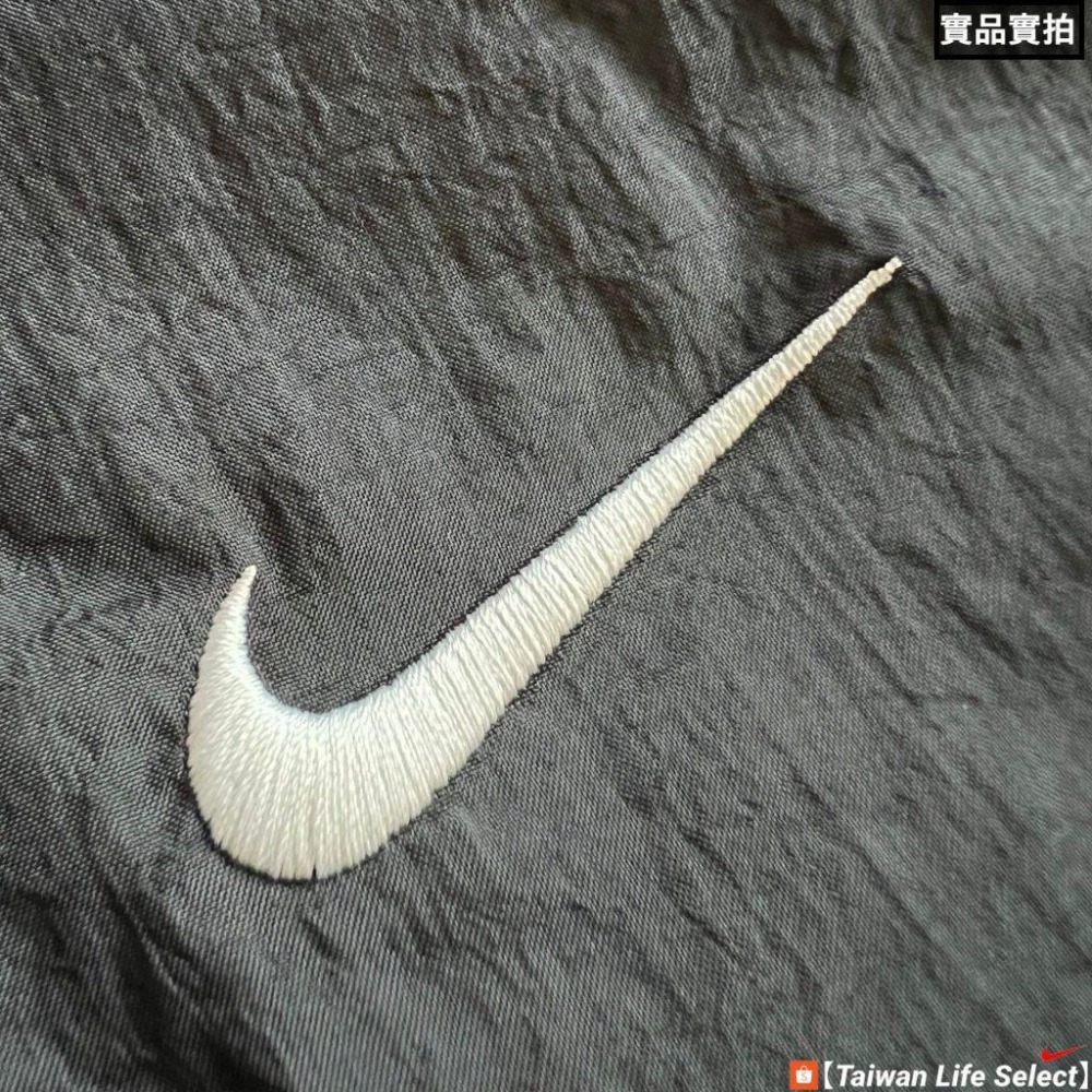 ★5折↘2440元!台灣公司貨!NIKE SWOOSH 大勾 雙面穿 羔羊毛/風衣 保暖外套 黑 FB1910-010-細節圖5