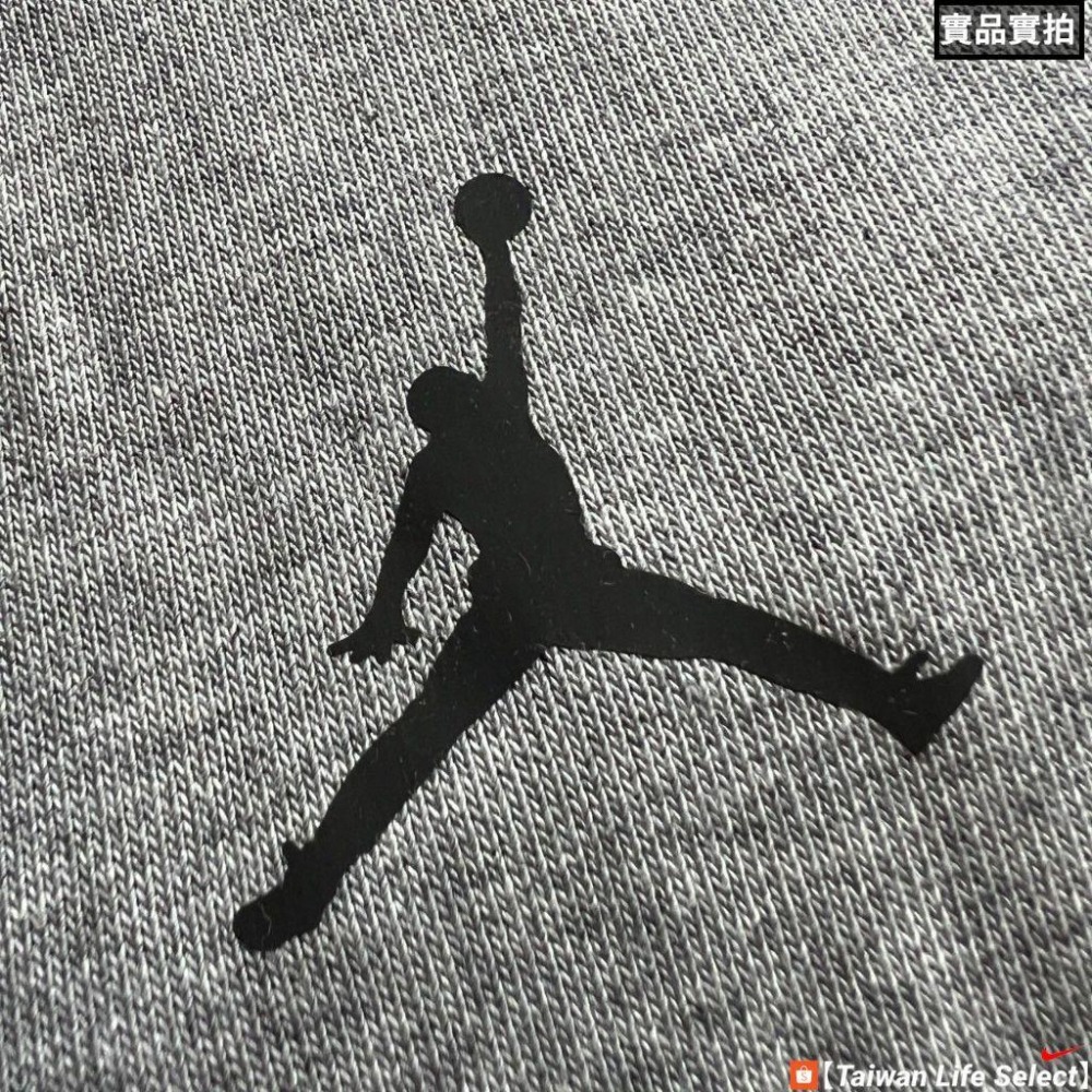 ★58折↘1280元!臺灣公司貨!NIKE JORDAN 灰 法式線圈 毛巾布 棉質 長袖 帽T DQ7328-091-細節圖2