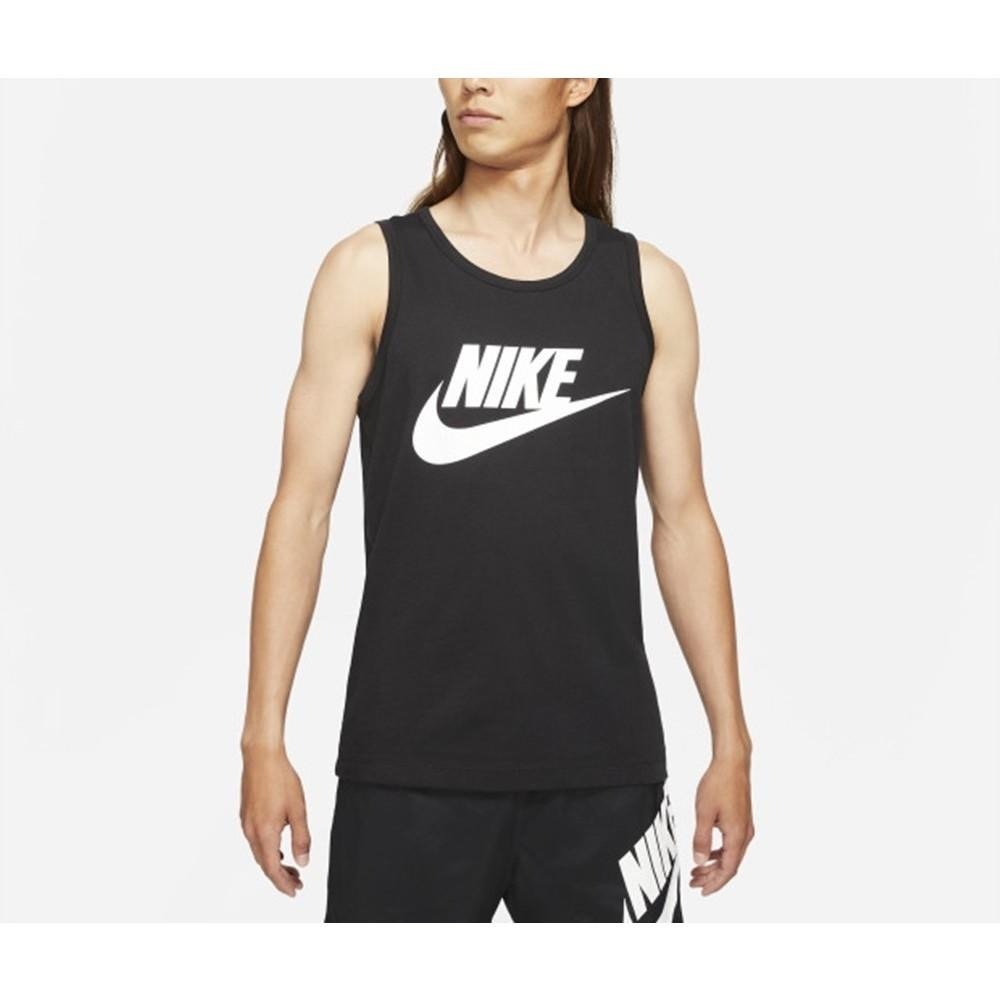 ★77折↘680元!NIKE公司貨!NIKE NSW LOGO TANK 基本款 背心 黑白 棉 AR4992-013-細節圖7