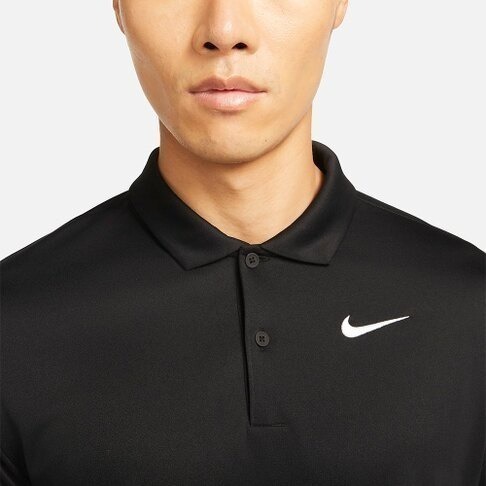 ★890元↘75折!NIKE DRI-FIT VICTORY 電繡 POLO 立領 排汗乾爽 黑 DH0858-010-細節圖2