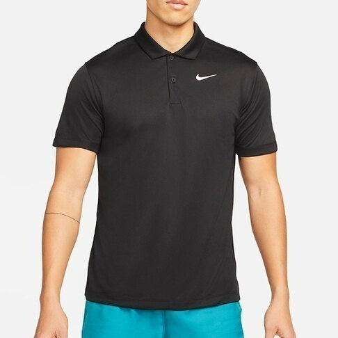 ★890元↘75折!NIKE DRI-FIT VICTORY 電繡 POLO 立領 排汗乾爽 黑 DH0858-010-細節圖3