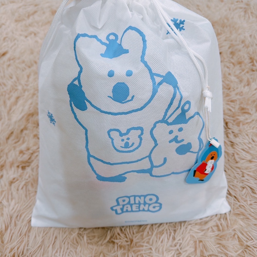 AIR SPACE 聯名DINOTAENG造型絨毛拖鞋組-細節圖3