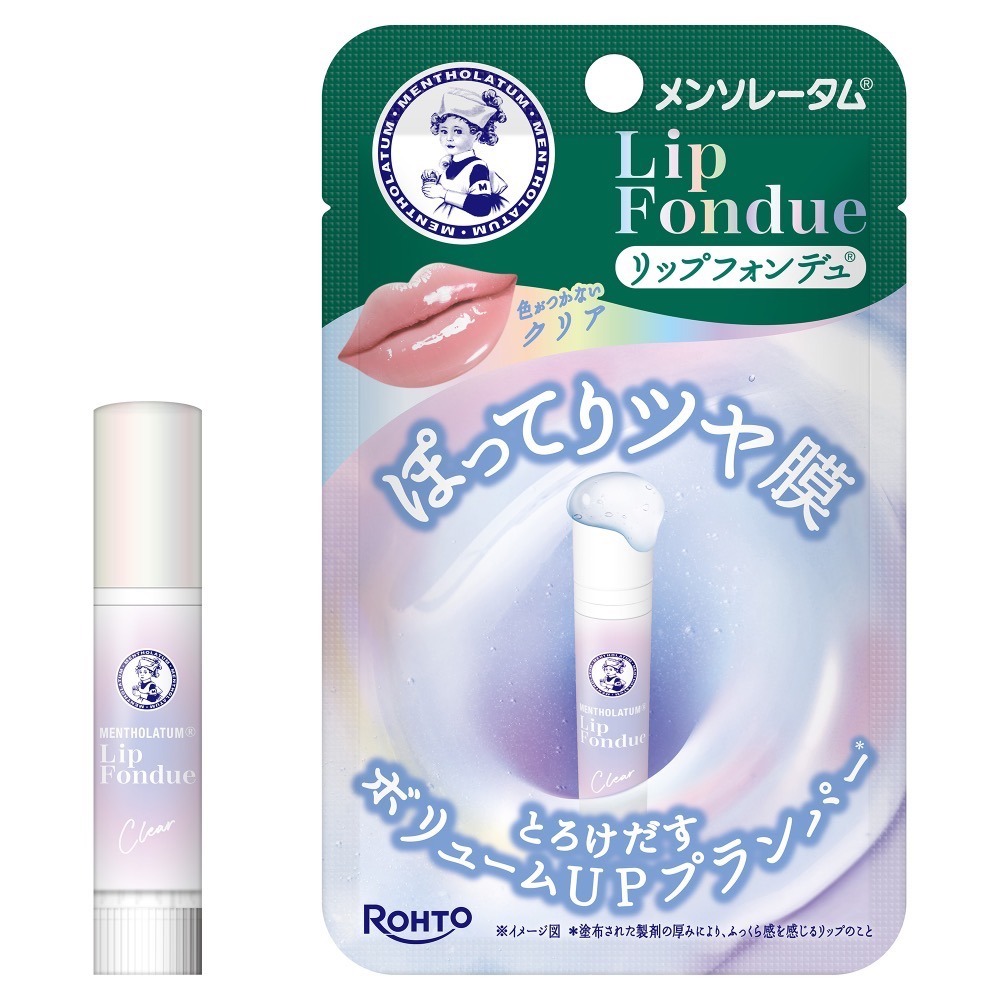 日本境內版曼秀雷敦 Lip Fondue 水光潤唇蜜｜玻璃唇 豐唇UP 護唇膏 透明/玫瑰粉/莓紅/裸杏/嫩粉-細節圖4