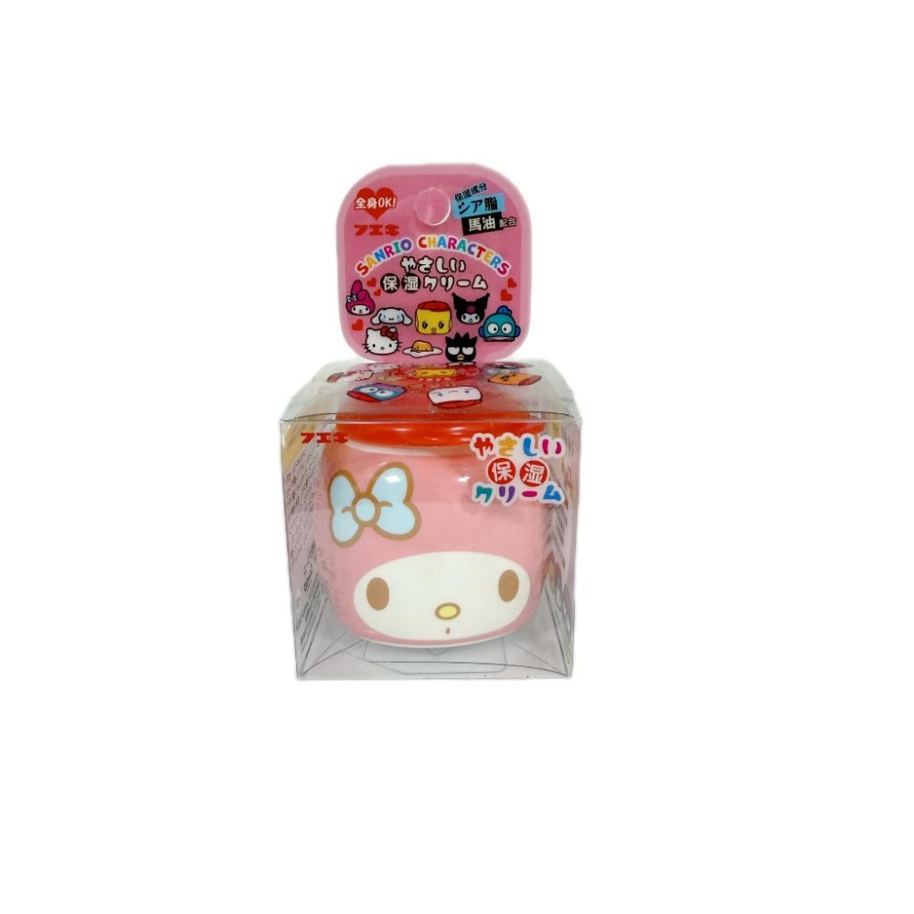 日本代購 現貨 🔥 日本製🇯🇵 三麗鷗保濕馬油霜 Hello Kitty 美樂蒂 醜魚漢頓 冬季必備水潤不黏膩-細節圖3