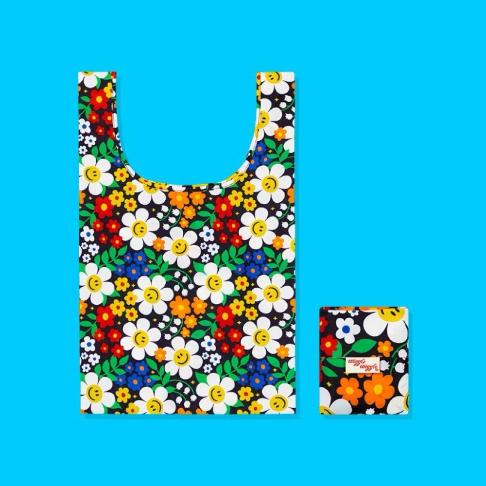 Wiggle Wiggle 購物袋 環保袋 折疊好收納 輕便外出袋 韓國代購-細節圖3