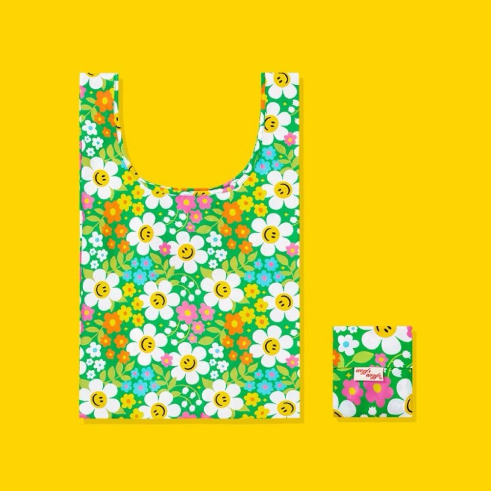 Wiggle Wiggle 購物袋 環保袋 折疊好收納 輕便外出袋 韓國代購-細節圖4