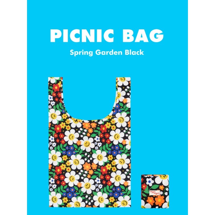 Wiggle Wiggle 購物袋 環保袋 折疊好收納 輕便外出袋 韓國代購-規格圖6