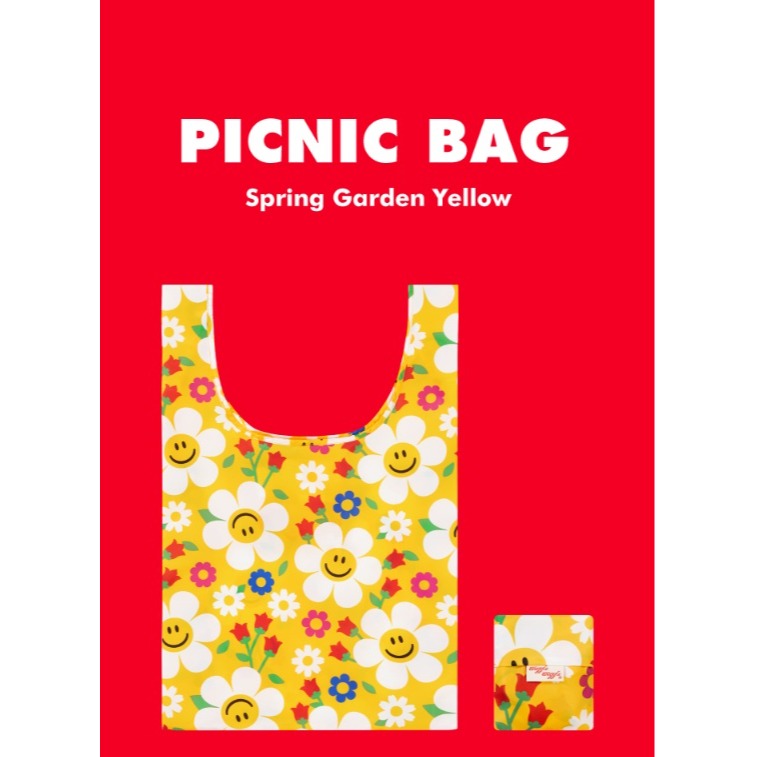 Wiggle Wiggle 購物袋 環保袋 折疊好收納 輕便外出袋 韓國代購-規格圖6