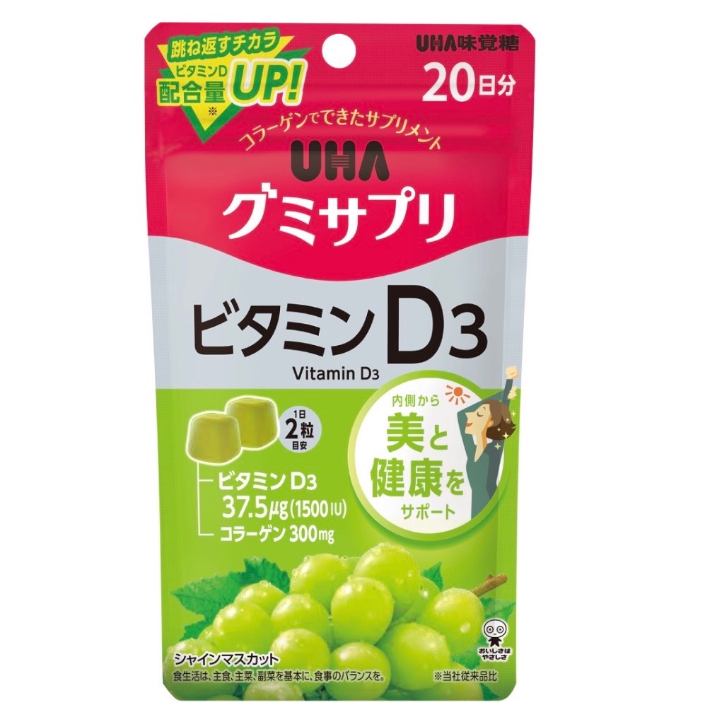 現貨🔥日本境內版 UHA味覺糖 鐵/鐵+葉酸/維他命C軟糖-規格圖3