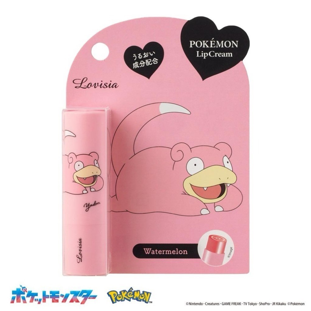 Lovisia × Pokémon 聯名潤唇膏｜寶可夢護唇膏 保濕不黏膩 可愛角色 日本限定版-細節圖4