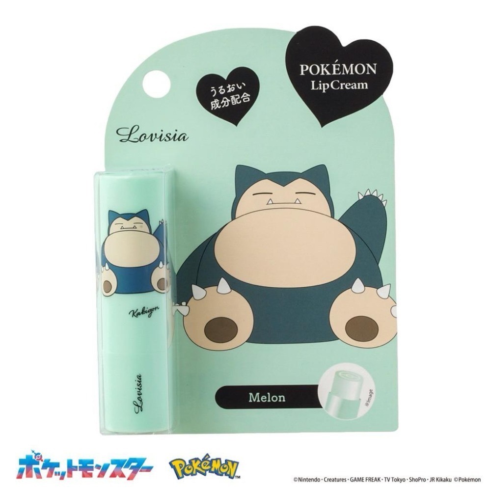 Lovisia × Pokémon 聯名潤唇膏｜寶可夢護唇膏 保濕不黏膩 可愛角色 日本限定版-細節圖5