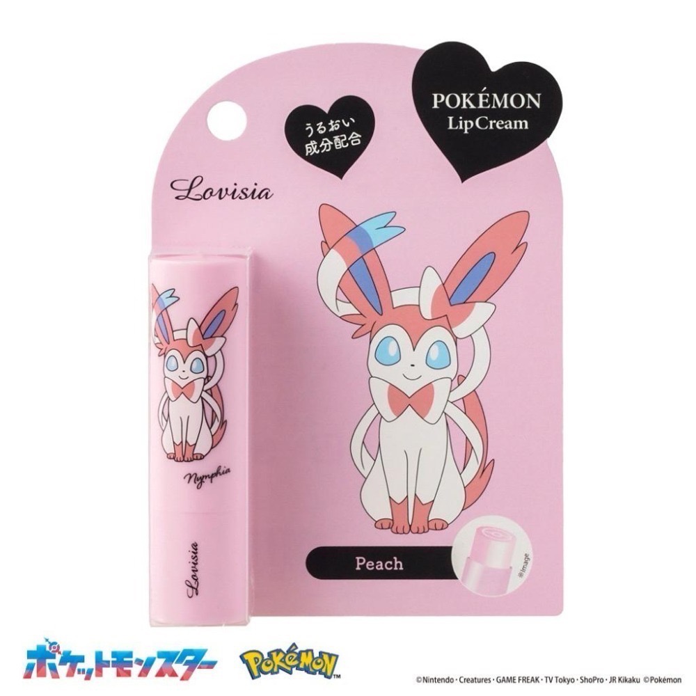 Lovisia × Pokémon 聯名潤唇膏｜寶可夢護唇膏 保濕不黏膩 可愛角色 日本限定版-細節圖2