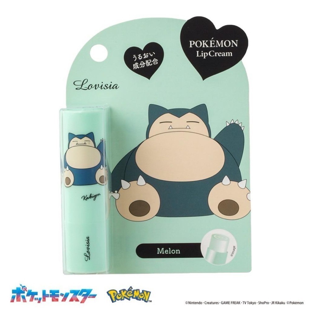 Lovisia × Pokémon 聯名潤唇膏｜寶可夢護唇膏 保濕不黏膩 可愛角色 日本限定版-細節圖5
