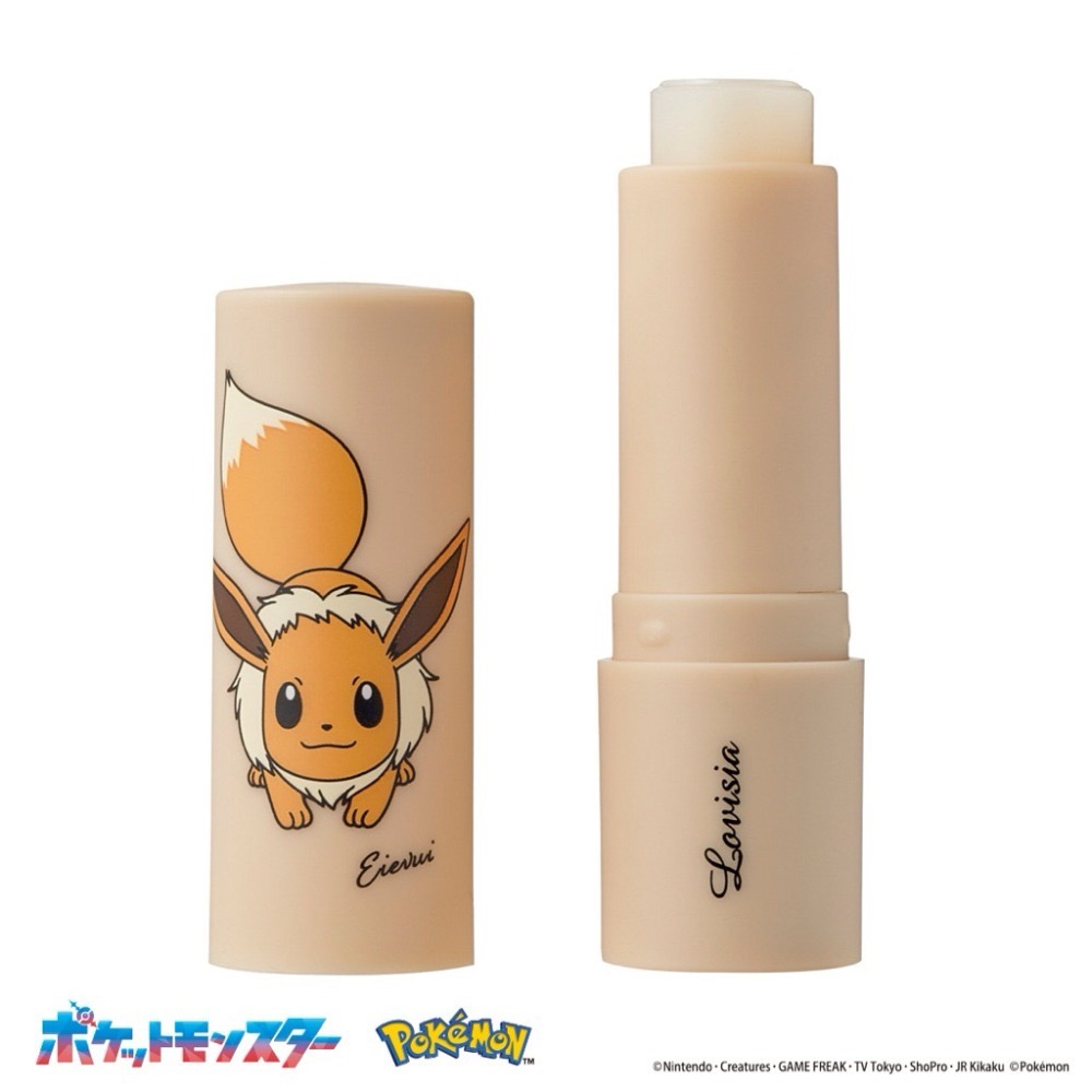 Lovisia × Pokémon 聯名潤唇膏｜寶可夢護唇膏 保濕不黏膩 可愛角色 日本限定版-規格圖6