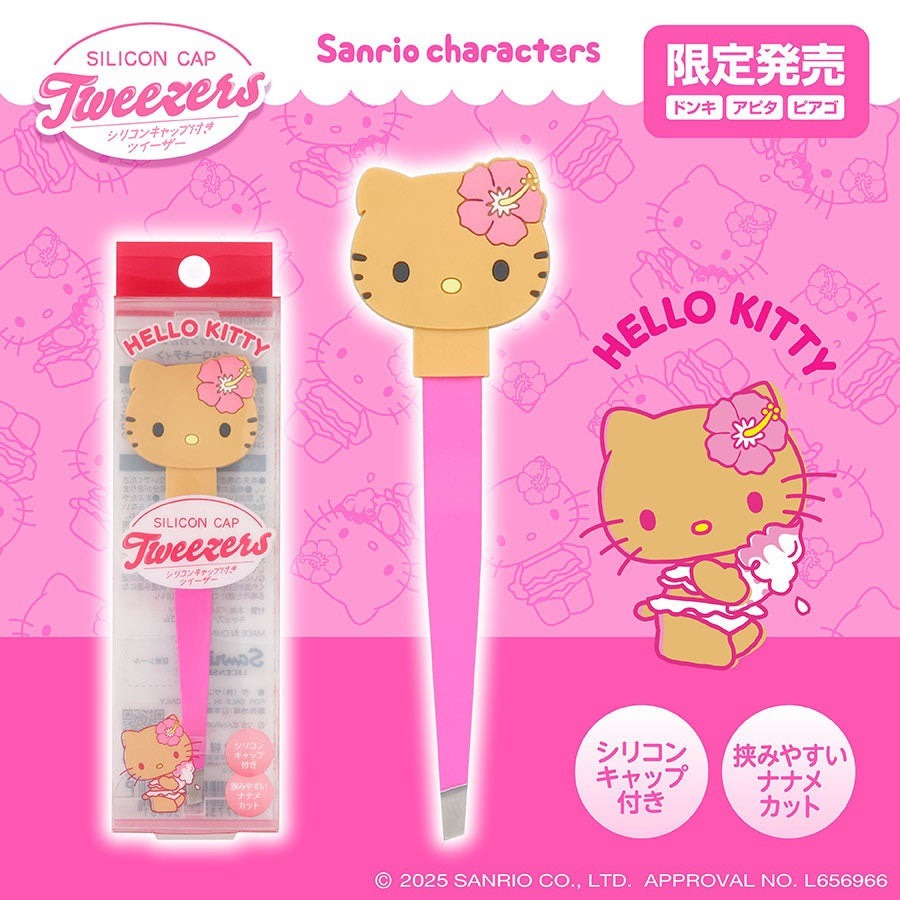 現貨 日本唐吉軻德 / 斜口夾 眉夾/美妝夾 MyMelody/Kuromi/大耳狗/Kitty/哆啦A夢-規格圖6