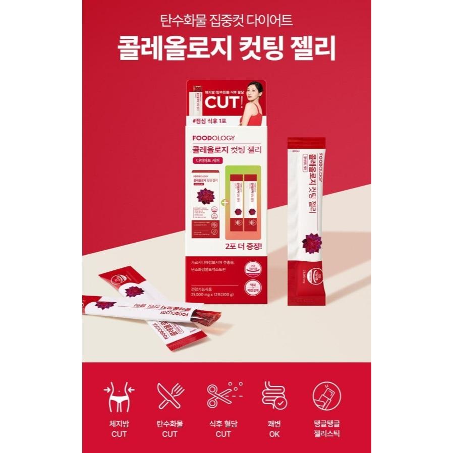 韓國 FOODOLOGY Coleology Cutting Jelly 切丁果凍石榴風味 Olive Young 熱銷-細節圖2