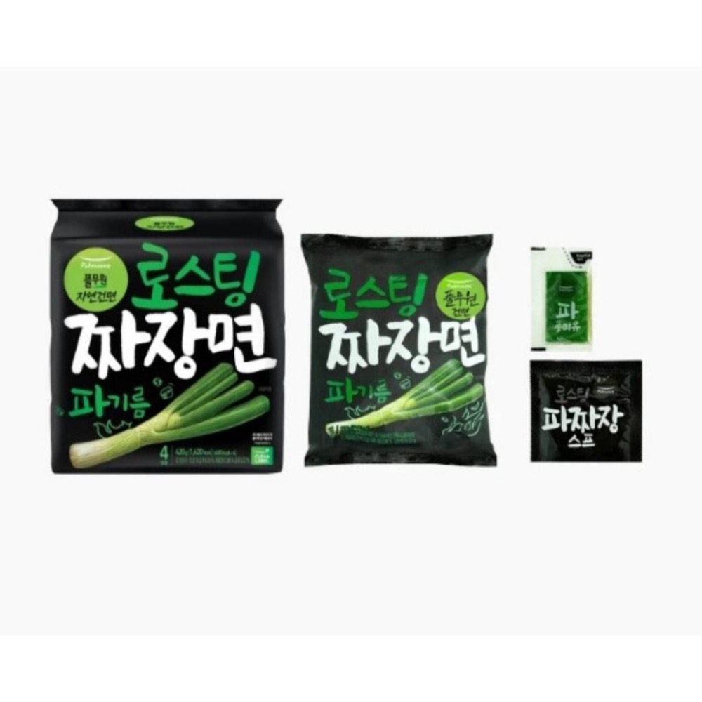 現貨 Pulmuone 圃美多 蔥油濃郁炸醬麵 🇰🇷韓國  烤蔥油炸醬麵🍜-細節圖2