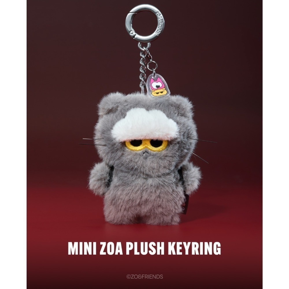 ZO&Friends GD 權志龍聯名 ZOA 絨毛娃娃／鑰匙圈 正版官方-細節圖2