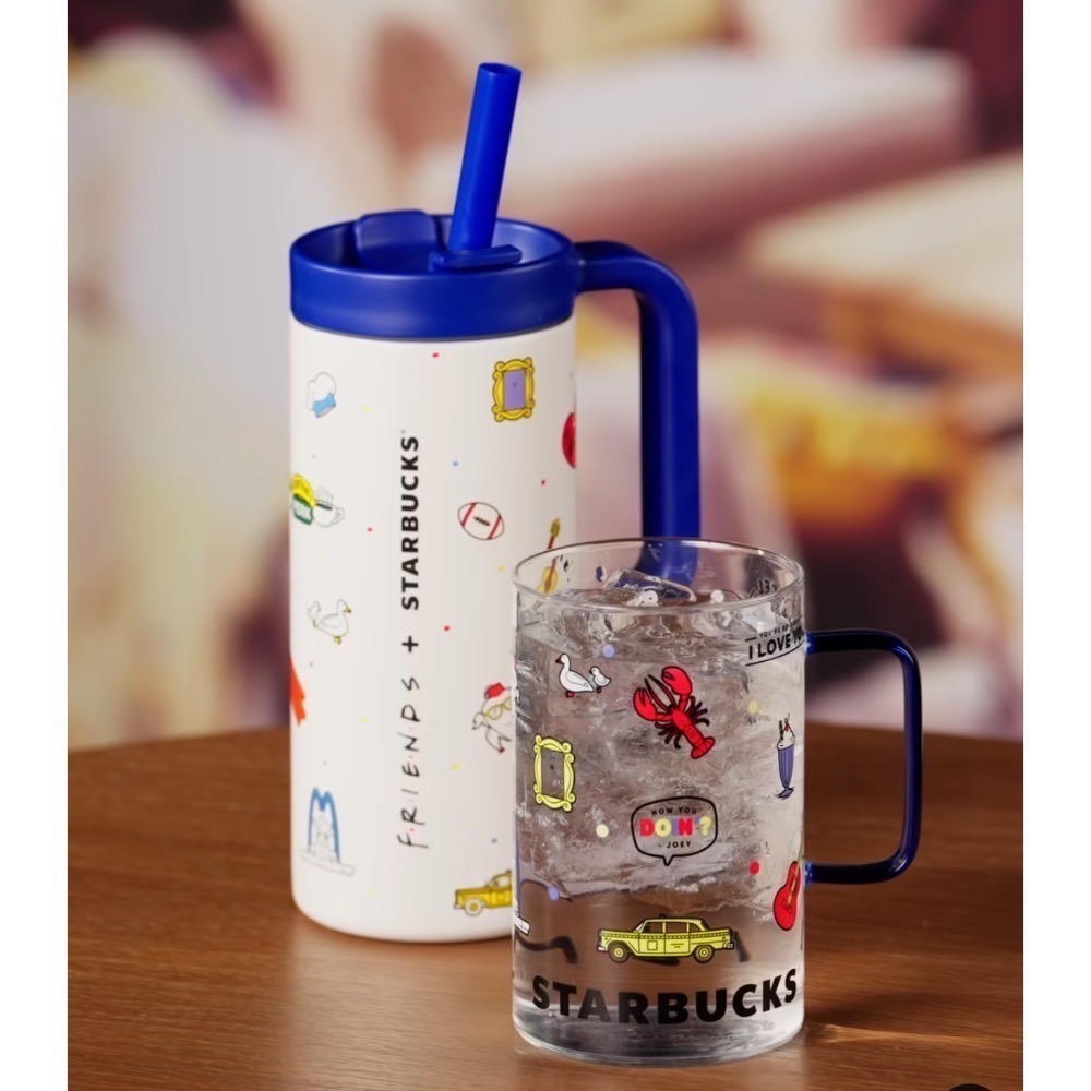 韓國星巴克 × FRIENDS 六人行 聯名 不鏽鋼杯 馬克杯 吊飾 吸管水杯 正品-規格圖8