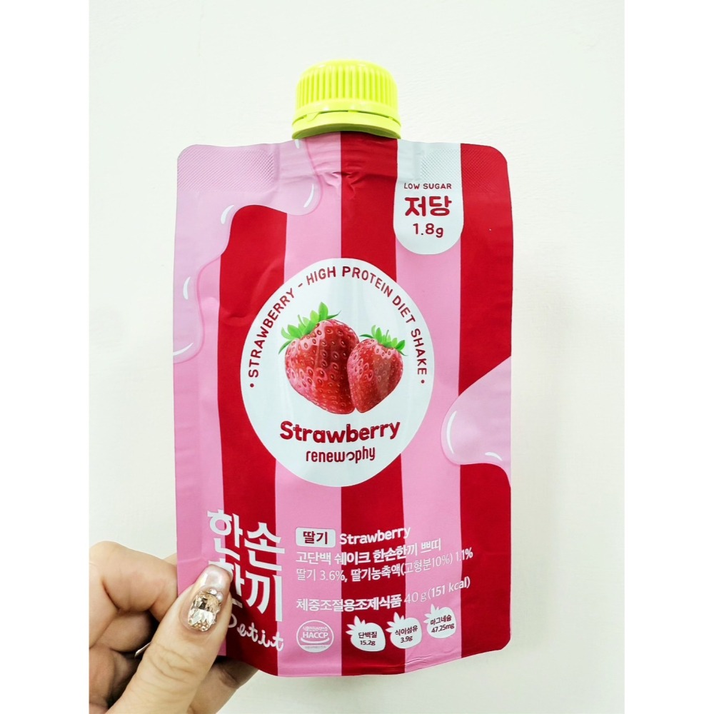 CU 韓國 Renewphy  高蛋白代餐奶昔 黃金比例營養・告別高熱量外食-細節圖4