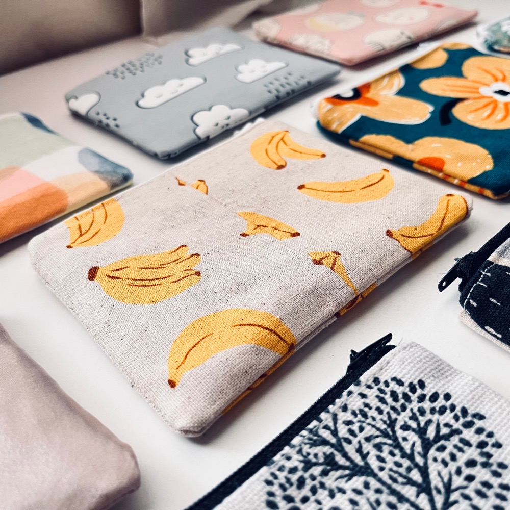 超可愛且實用的零錢包/有些是使用布拼接的/有加芯-細節圖2
