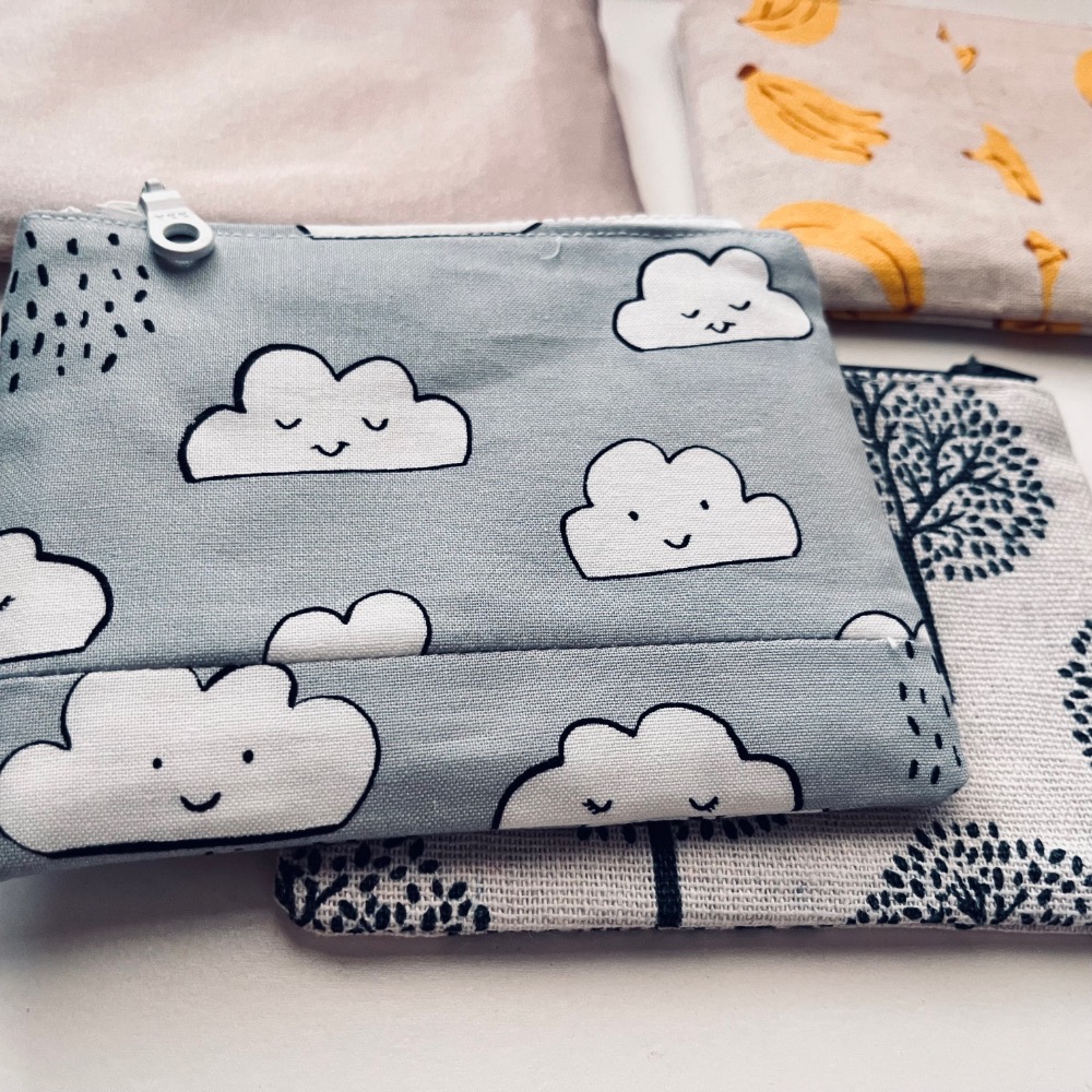 超可愛且實用的零錢包/有些是使用布拼接的/有加芯-細節圖4